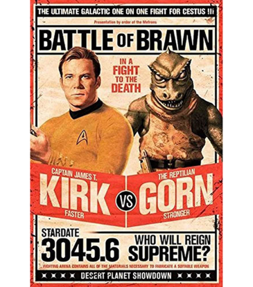 Star Trek - Kirk vs Gorn Poster 24" x 36"