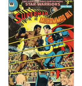 Superman vs Muhammad Ali Comic Boxing Poster 24" x 36"