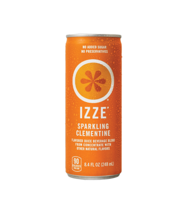 Izze Sparkling Clementine Stash Can