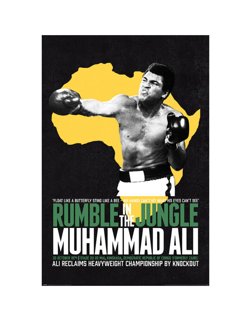 Muhammad Ali - Rumble in the Jungle Poster 24" x 36"