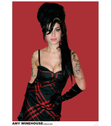 Amy Winehouse - Red Poster 24"x36"