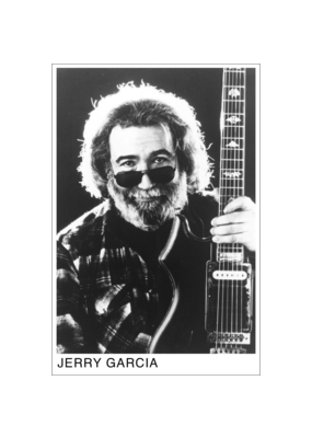 Greateful Dead - Jerry Garcia - 6 String Poster 24" x 26"