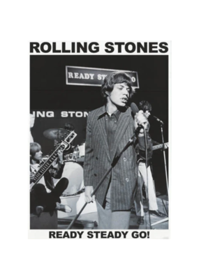 The Rolling Stones - Ready Steady Go / Mick Jagger 1966 Poster 24" x 36"