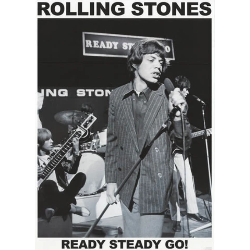 The Rolling Stones - Ready Steady Go / Mick Jagger 1966 Poster 24