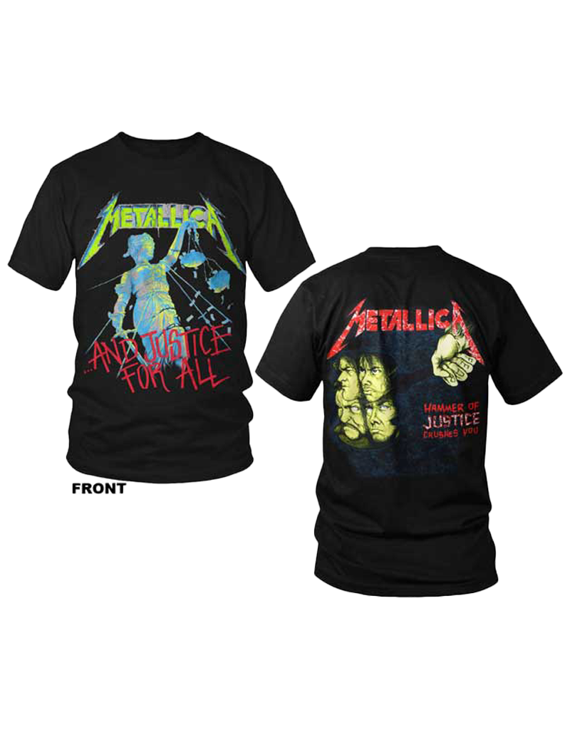 Metallica - ...And Justice For All Green Logo T-Shirt