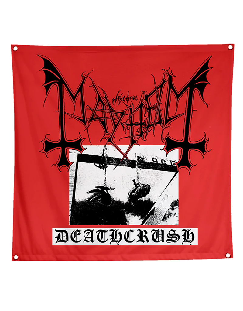 Mayhem Deathcrush Cloth Flag 48"x48"