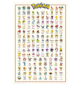 Pokemon - Kanto 151 Original Poster 24"x36"