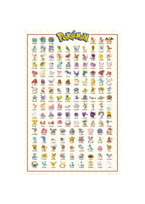 Pokemon - Kanto 151 Original Poster 24"x36"
