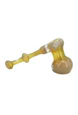 7" Chris Drags Silver Fumed Hammer Bubbler