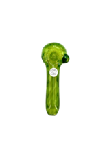 4" Soak Glass Inside Out Lime Juice Hand Pipe