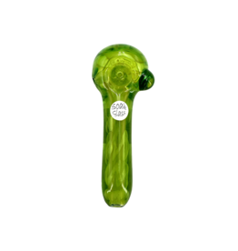 4" Soak Glass Inside Out Lime Juice Hand Pipe