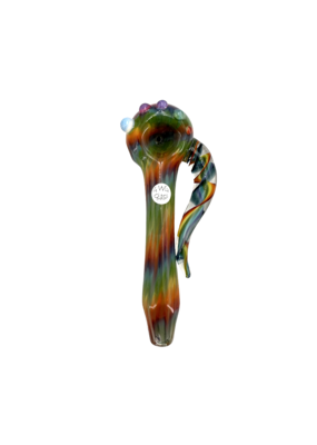 6" G Wiz Rainbow String in Rake with Rainbow Twist Horn Hand Pipe