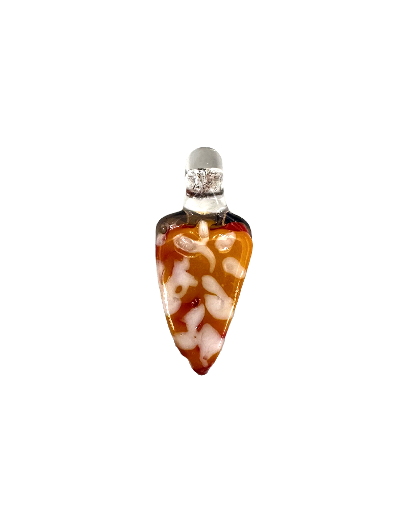 Pizza Boy Glass Pizza Slice Pendant