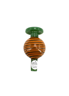 Bam Bam Glass Fritnado Bubble Cap Pumpkin