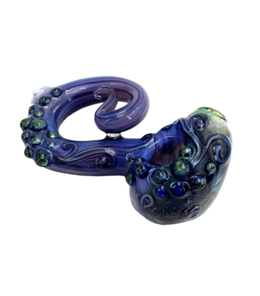 Lyric Glass 4.5" Lyric Fancy Pants Snake Tail Hand Pipe Purple