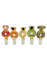 14mm Kitchen Wrapped and Fumed Donut Water Pipe Bowl