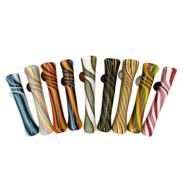 3.5" Veg Gladstone Line Work Glass Bat