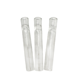 3.5" Clear Glass Bat 12mm