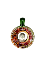 Round Opal Window Pendant Amber