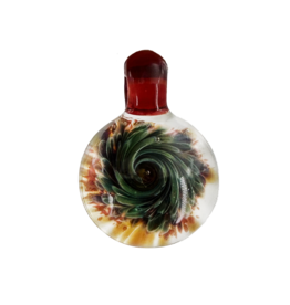 Swirl Explosion with Red Hook Pendant