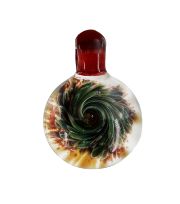 Swirl Explosion with Red Hook Pendant