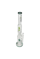18.5" Clover Donut Barrel Diffuser Water Pipe