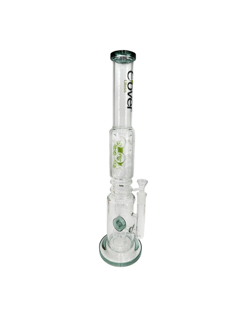 18.5" Clover Donut Barrel Diffuser Water Pipe