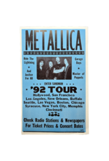 Metallica - Enter Sandman '92 Tour Concert Poster