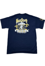 Mushroom Fleur De Lis T-Shirt Navy Blue