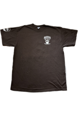 Mushroom Hand Of Peace Ultra Cotton T-Shirt Brown