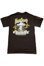Mushroom Fleur De Lis T-Shirt Brown