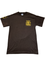 Mushroom Fleur De Lis T-Shirt Brown