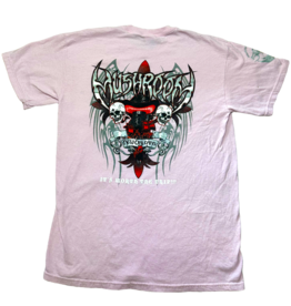 Mushroom Metal Logo Ultra Cotton T-Shirt Pink