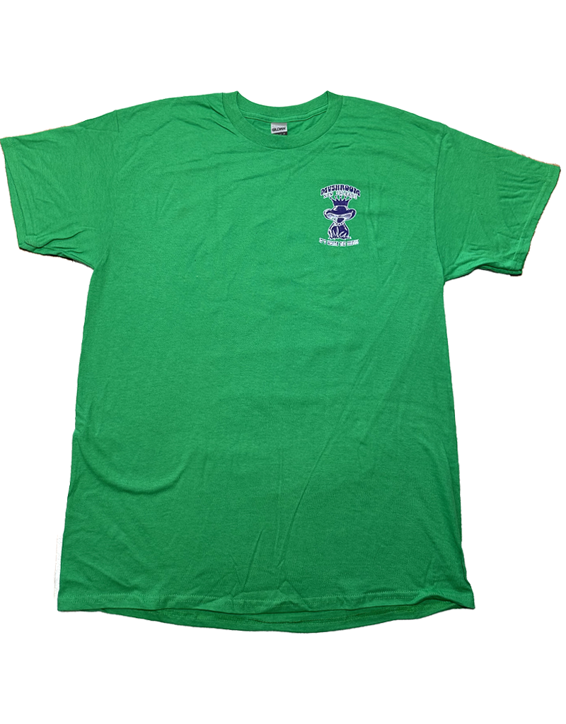 Mushroom Mardi Gras Ultra Cotton T-Shirt Green