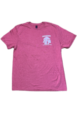 Mushroom Classic Logo Soft Style T-Shirt Heather Berry
