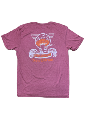 Mushroom Classic Logo Soft Style T-Shirt Heather Berry