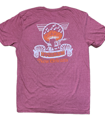 Mushroom Mushroom Classic Logo Soft Style T-Shirt Heather Berry