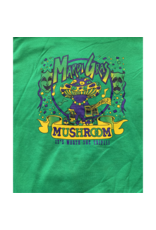 Mushroom Mardi Gras Zip-Up Hoodie Green