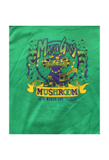 Mushroom Mardi Gras Pullover Hoodie Green