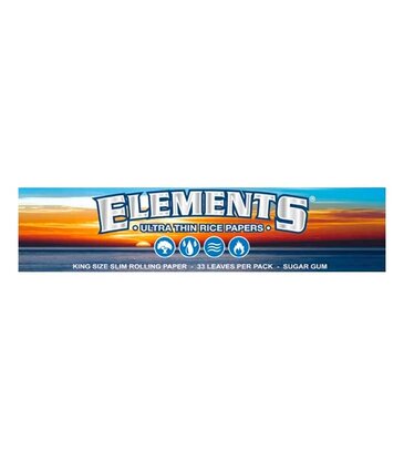 Elements Elements Connoisseur King Size Slim Rolling Papers with Tips