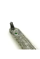 Ornate Metal Ganesh Rectangle Incense Burner
