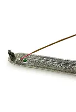 Ornate Metal Ganesh Rectangle Incense Burner