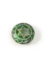 Soapstone Pebble Heart Chakra Anahata Incense Burner