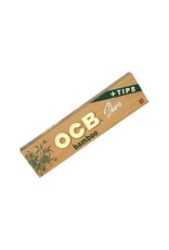 OCB Bamboo King Size Rolling Papers with Tips