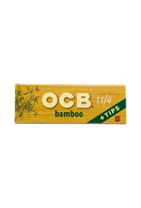 OCB Bamboo 1 1/4 Rolling Papers with Tips