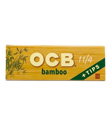 OCB OCB Bamboo 1 1/4 Rolling Papers with Tips