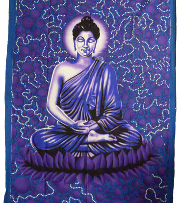 Bubble Buddha Tapestry