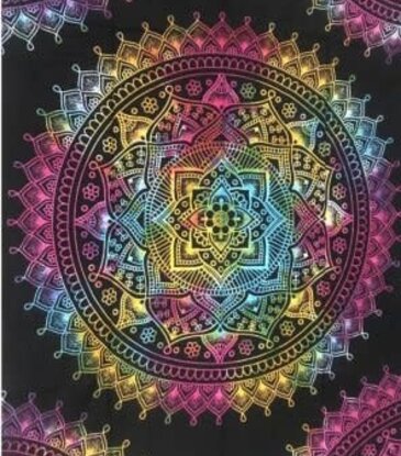 Trippy Sheetz Tribal Mandala Tapestry