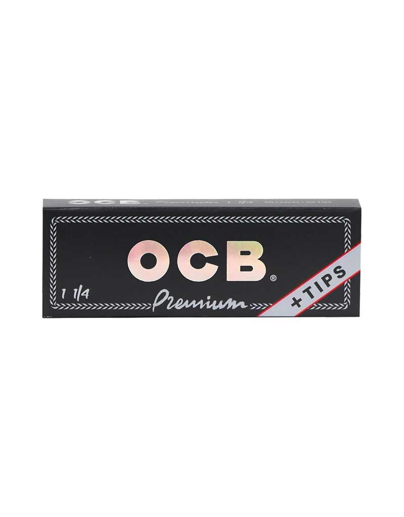 OCB Premium 1 1/4 Rolling Papers with Tips