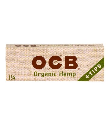 OCB OCB Organic Hemp 1 1/4 Rolling Papers with Tips